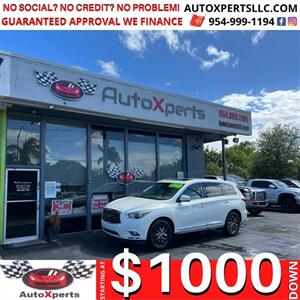 2013 INFINITI JX35  Up To 12 MONTHS SAME AS CASH SUV