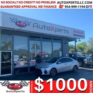 2017 Toyota Corolla SE  Up To 12 MONTHS 0% - SAME AS CASH Sedan