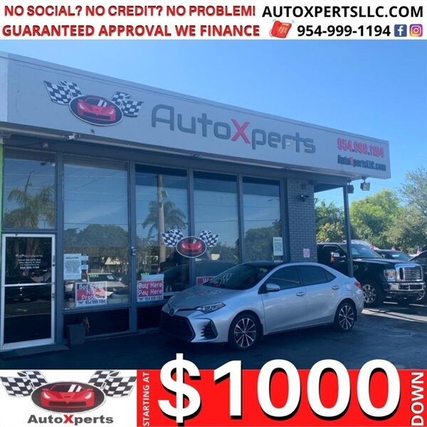 2017 Toyota Corolla SE  Up To 12 MONTHS 0% - SAME AS CASH - Photo 1 - Wilton Manors, FL 33311