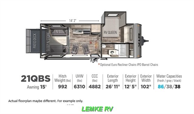 2022 Forest River XLR Boost 21QBS   - Photo 4 - Rocklin, CA 95677