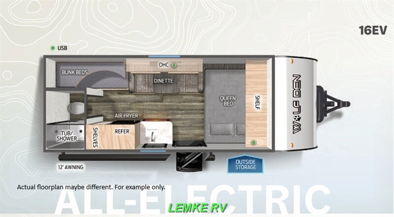 2024 Forest River Cherokee Wolf Den 16EV   - Photo 4 - Rocklin, CA 95677