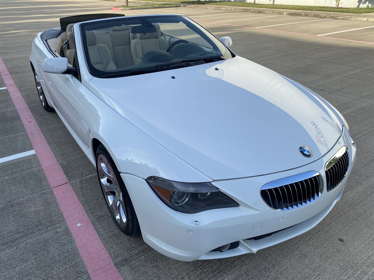 2005 BMW 645CiC CONVERTIBLE SPORT 19 " WHLS CWP HUD 73K MLS   - Photo 16 - Houston, TX 77031