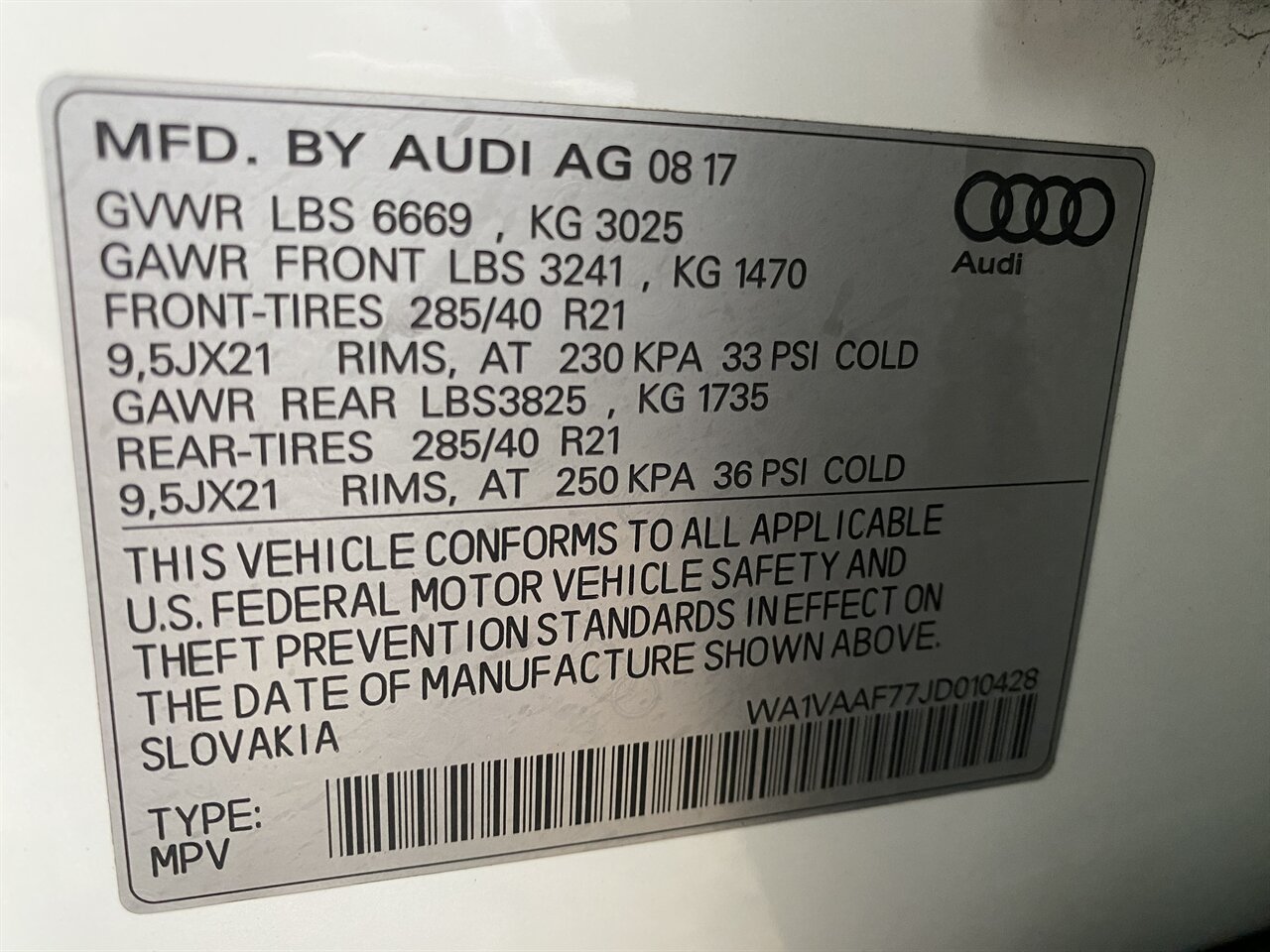 2018 Audi Q7 3.0T QUATTRO PRESTIGE LUX DRIV ASST MSRP $77440   - Photo 37 - Houston, TX 77031