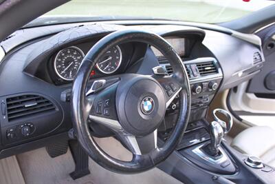 2008 BMW 650i CONVERTIBLE SPORTS PKG COLD WTHR PKG NAV PDC   - Photo 26 - Houston, TX 77031