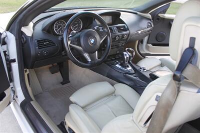 2008 BMW 650i CONVERTIBLE SPORTS PKG COLD WTHR PKG NAV PDC   - Photo 24 - Houston, TX 77031