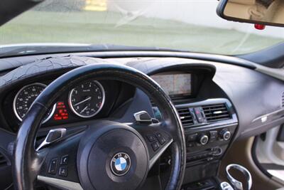 2008 BMW 650i CONVERTIBLE SPORTS PKG COLD WTHR PKG NAV PDC   - Photo 40 - Houston, TX 77031