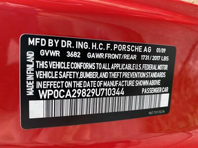 2009 Porsche Boxster CONVERTIBLE AUTO HEATED/COOL SEATS ONLY 54K MILES   - Photo 33 - Houston, TX 77031
