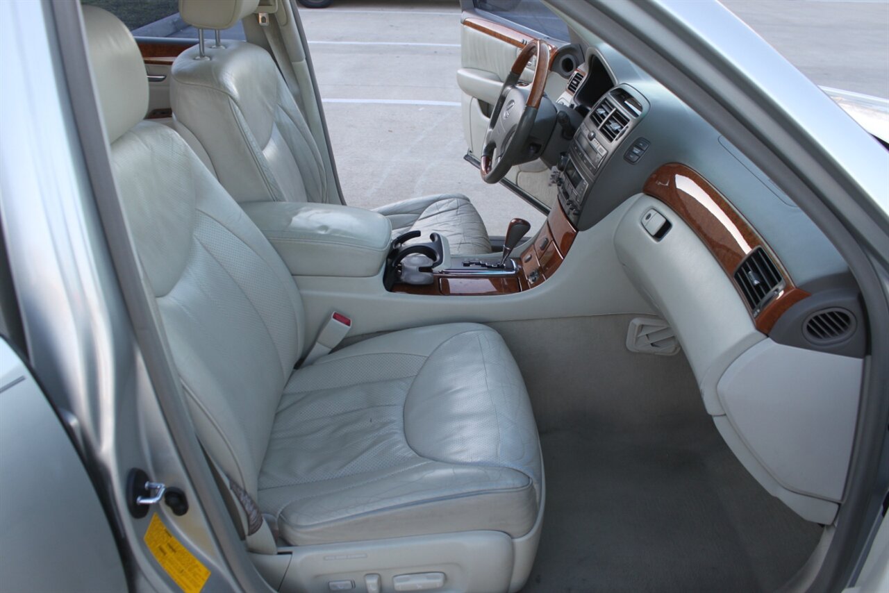 2003 Lexus LS 430 HEATED SEATS LEATHER CHROME WHLS MARK LEVINSON   - Photo 35 - Houston, TX 77031