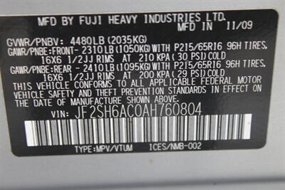 2010 Subaru Forester 2.5X ALL WHEEL DRIVE AUTO CD/AUX CLEAN TITLE   - Photo 29 - Houston, TX 77031