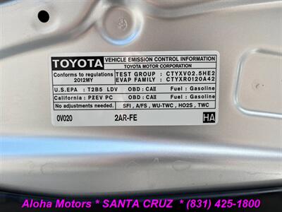 2012 Toyota Camry SE   - Photo 21 - Santa Cruz, CA 95060