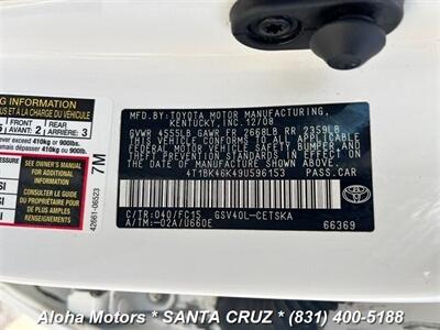 2009 Toyota Camry SE V6   - Photo 20 - Santa Cruz, CA 95060