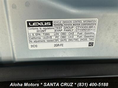 2012 Lexus ES 350   - Photo 21 - Santa Cruz, CA 95060