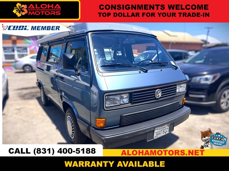 1989 Volkswagen Vanagon GL Camper  