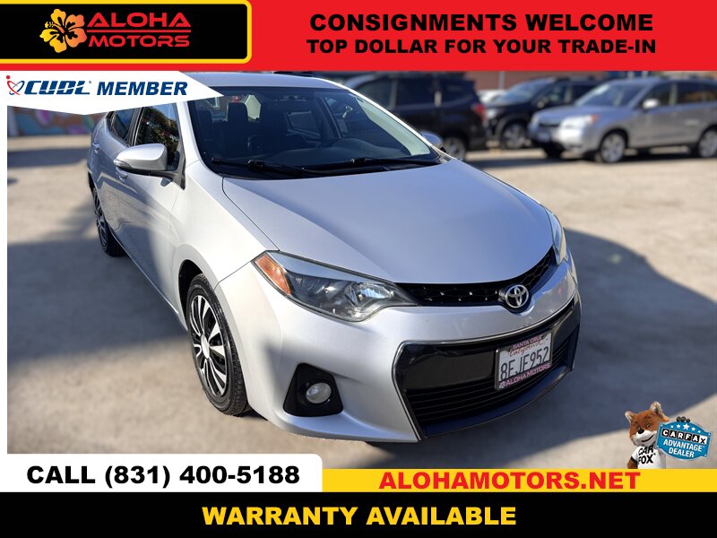 2016 Toyota Corolla S Plus  