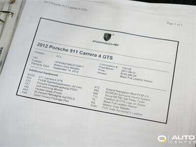 2012 Porsche 911 Carrera 4 GTS PDK   - Photo 13 - Lynnwood, WA 98036
