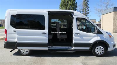 2021 Ford Transit 350 XLT  Mid Roof 14 Passenger Captain Seats - Photo 1 - Long Beach, CA 90807