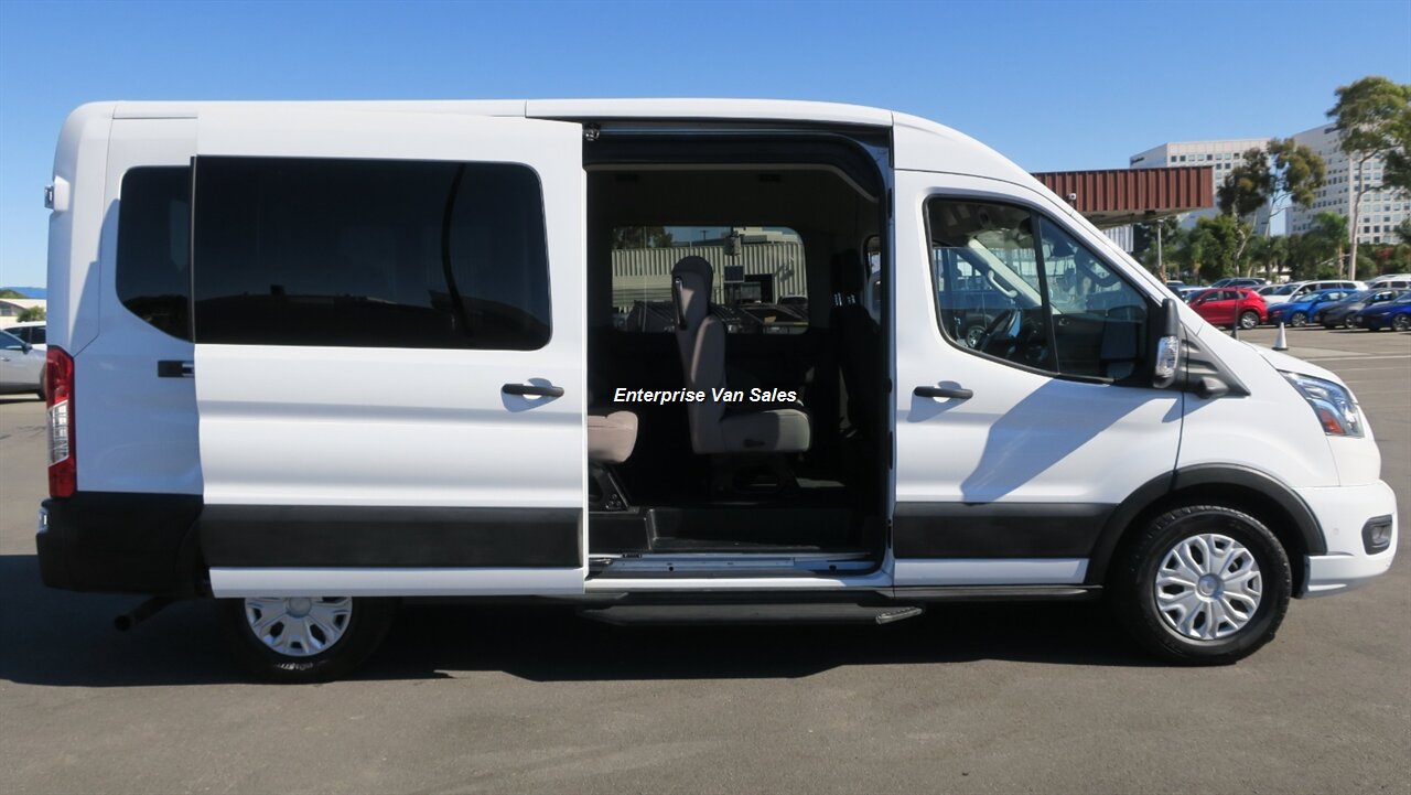 2023 Ford Transit 350 XLT  Mid Roof 12 Passenger Captain Seats - Photo 1 - Long Beach, CA 90807