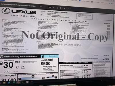 2021 Lexus RX F SPORT - Photo 42 - Sacramento, CA 95825