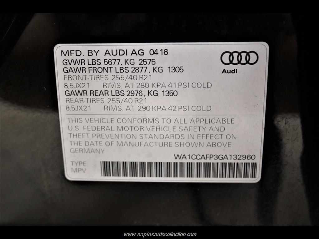 2016 Audi SQ5 3.0T quattro Premium Plus   - Photo 56 - Fort Myers, FL 33967