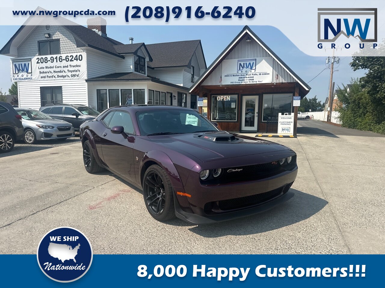 2022 Dodge Challenger R/T Scat Pack Widebo  Shaker 392! 5k miles. Amazing shape! - Photo 2 - Post Falls, ID 83854