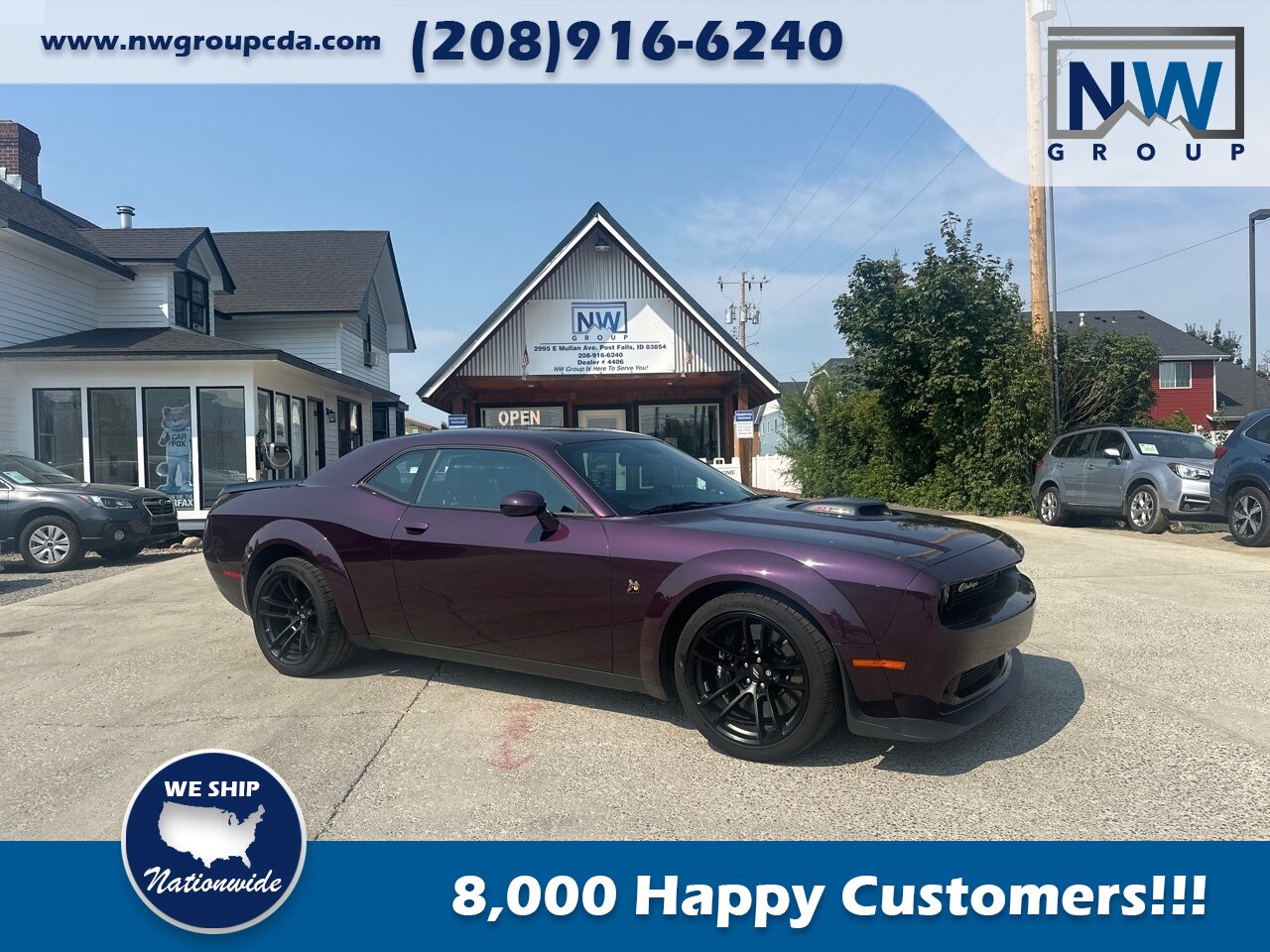 2022 Dodge Challenger R/T Scat Pack Widebo  Shaker 392! 5k miles. Amazing shape! - Photo 1 - Post Falls, ID 83854