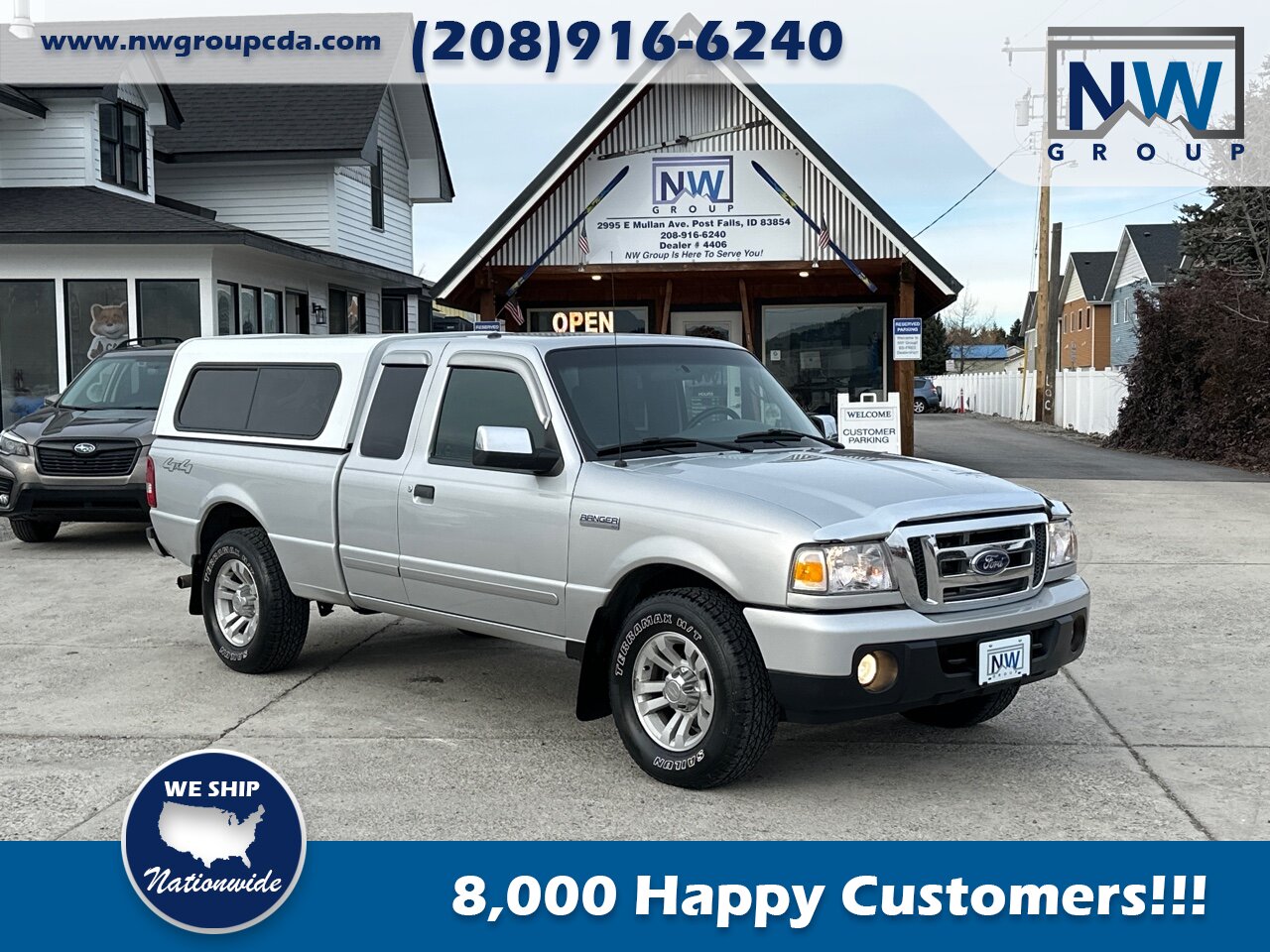 2008 Ford Ranger XLT. 4X4.  ONLY 70K MILES. 4 DOOR EXTENDED CAB PICKUP 4.0L V6 F SOHC GASOLINE REAR WHEEL DRIVE W/ 4X4 - Photo 1 - Post Falls, ID 83854
