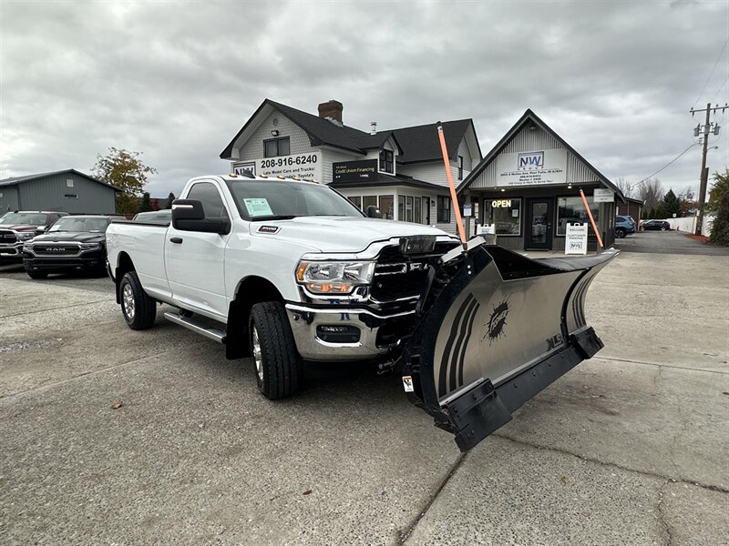 2023 RAM 3500 Tradesman.  $12k Snow Plow Set up!! Amazing Deal!!! No accidents! Ready to Tackle Anything!  • Fully extended: 11 feet  • Extended & curved in: 9.9 Feet