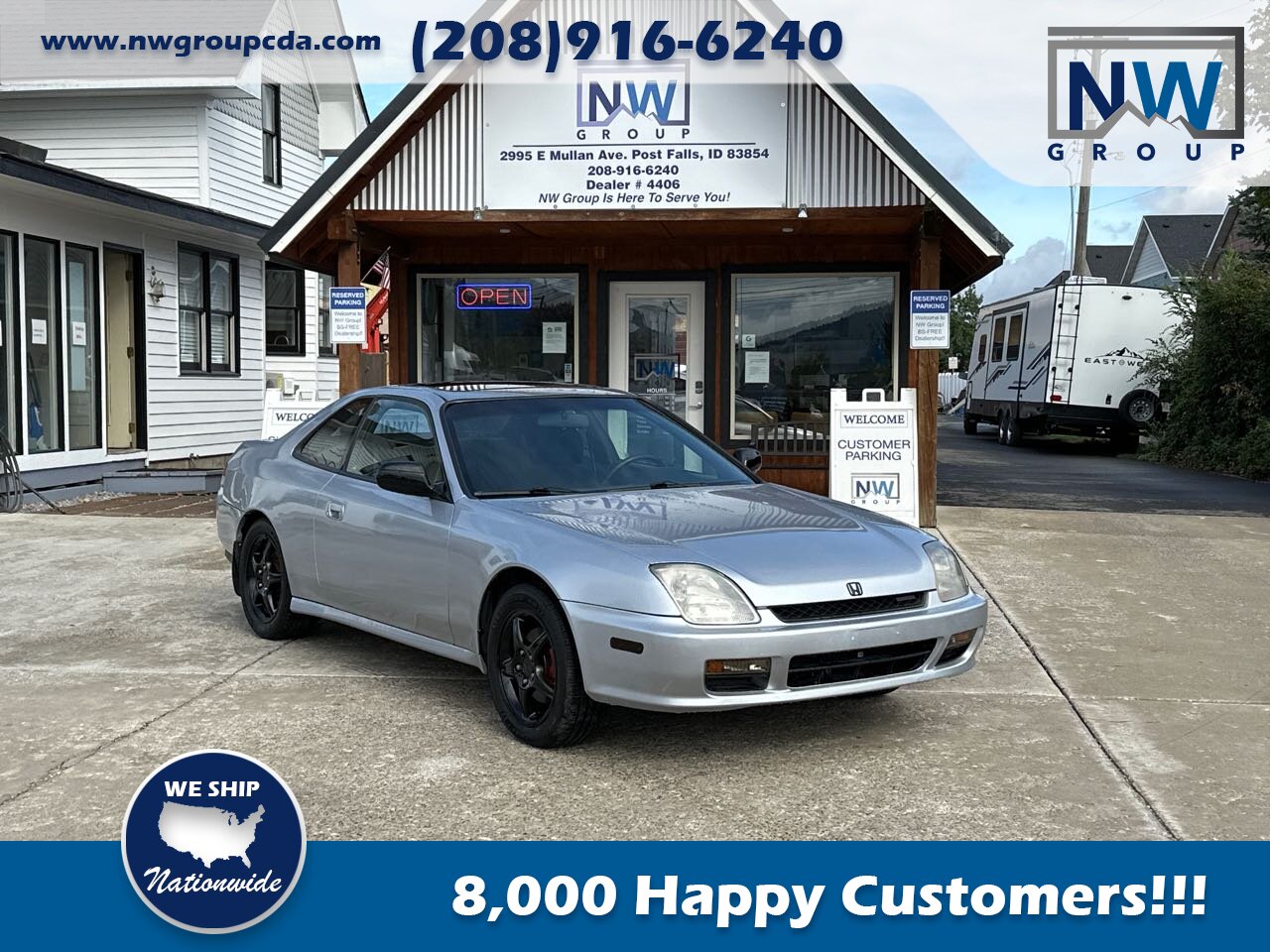 2001 Honda Prelude Type SH.  Replaced: Timing Belt Kit, Clutch Kit, Compression Check and more! - Photo 1 - Post Falls, ID 83854