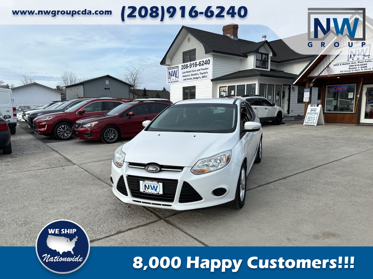 2013 Ford Focus SE  5 Speed Manual, Fun Car and low miles. - Photo 3 - Post Falls, ID 83854