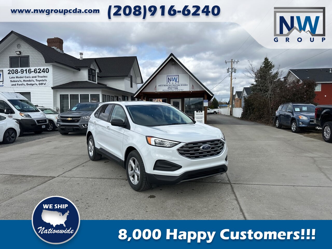2022 Ford Edge SE  Great Fuel Economy, Low Miles, ALL WHEEL DRIVE - Photo 2 - Post Falls, ID 83854