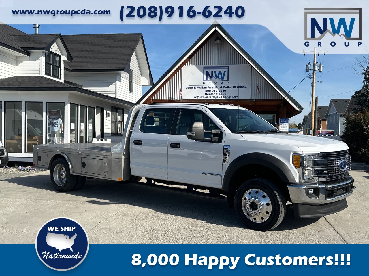 2020 Ford Commercial F-550 Super Duty XL Cab & Chassis  11.5' CM Truck Beds Aluminum Flat Bed! Heavy Duty Pick Up! Amazing Build, Only 31k miles! - Photo 1 - Post Falls, ID 83854