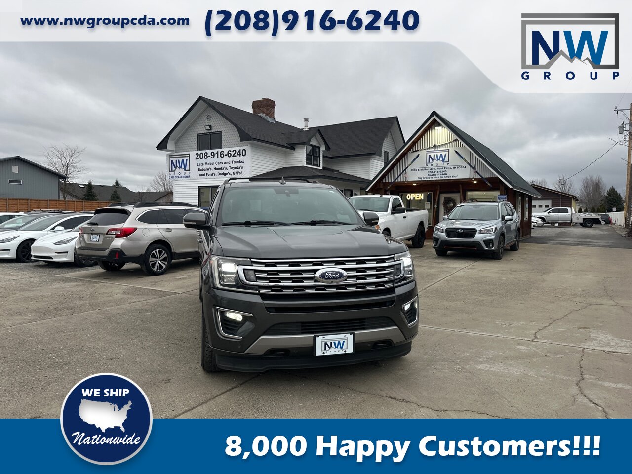 2018 Ford Expedition MAX Limited  8 Passenger, Panoramic Sunroof, 4x4! - Photo 2 - Post Falls, ID 83854