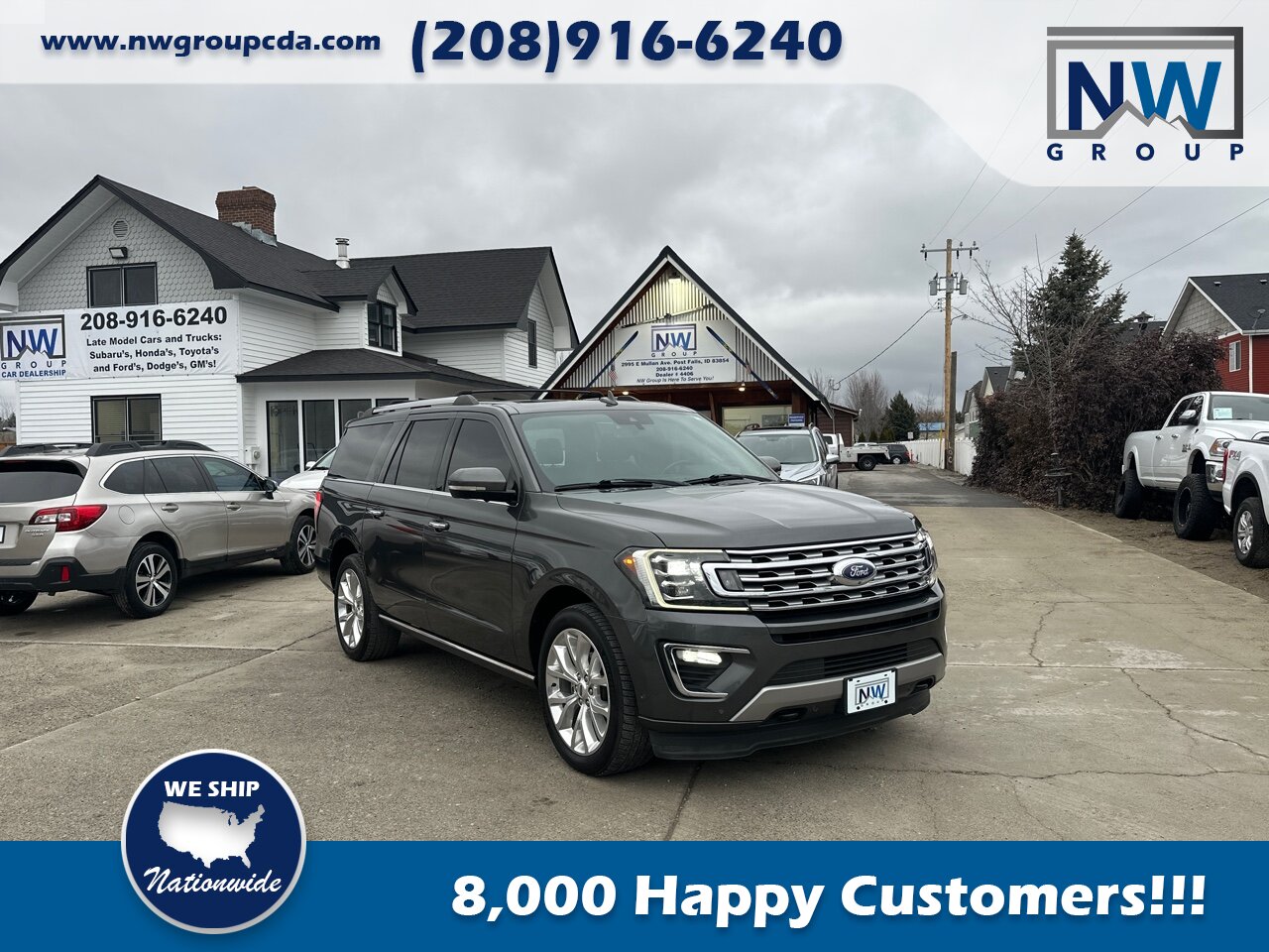 2018 Ford Expedition MAX Limited  8 Passenger, Panoramic Sunroof, 4x4! - Photo 1 - Post Falls, ID 83854