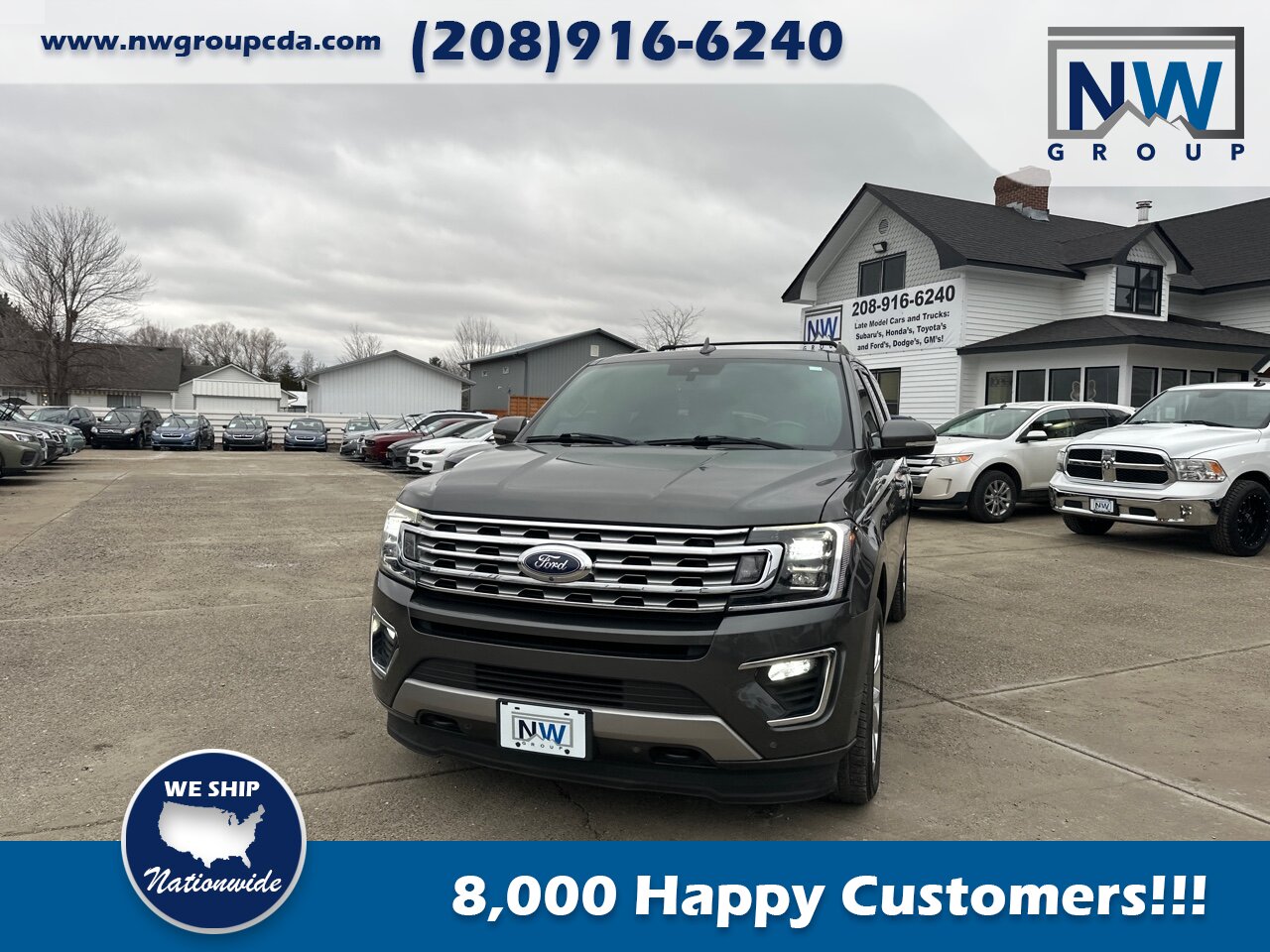 2018 Ford Expedition MAX Limited  8 Passenger, Panoramic Sunroof, 4x4! - Photo 3 - Post Falls, ID 83854
