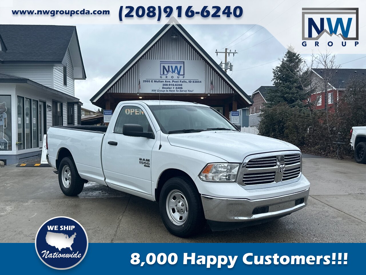 2022 RAM 1500 Classic Tradesman.  8 Foot Bed , Only 8k miles! Amazing Shape! - Photo 1 - Post Falls, ID 83854