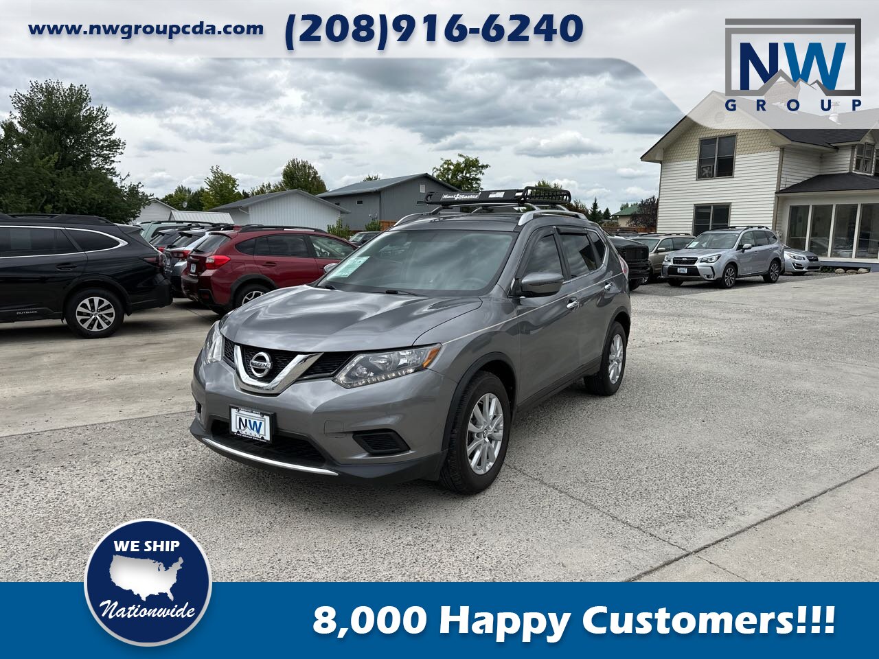 2016 Nissan Rogue SV.  68k miles, All Wheel Drive, Ready for Warm and Cold Weather! - Photo 3 - Post Falls, ID 83854