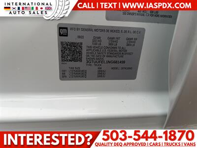 2022 GMC Sierra 1500 AT4X - 6.2L V8 420hp   - Photo 21 - Portland, OR 97216