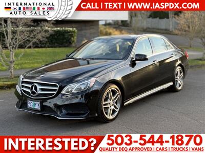 2016 Mercedes-Benz E 400 4MATIC Sedan