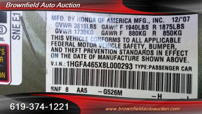 2008 Honda Civic GX   - Photo 6 - San Diego, CA 92154