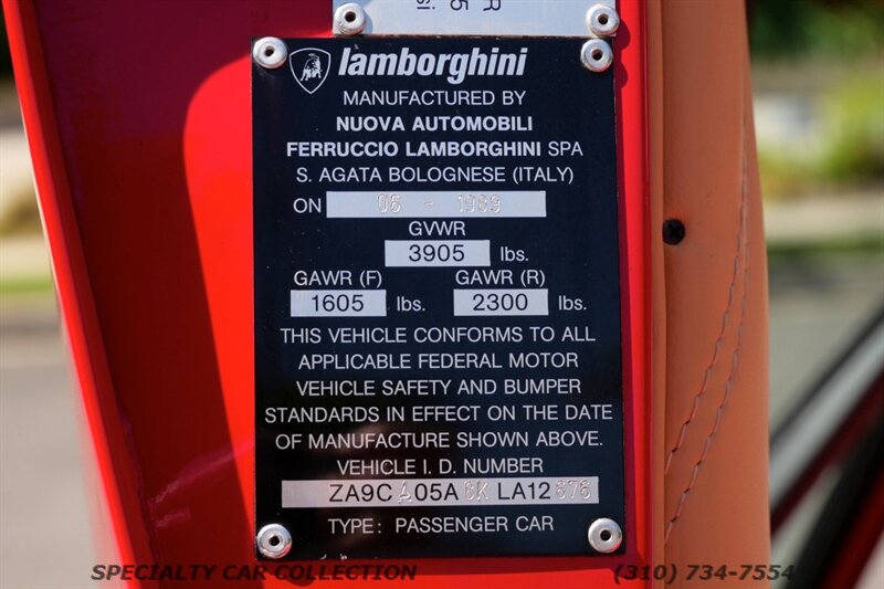1989 Lamborghini Countach 25th Anniversary - Photo 78 - West Hollywood, CA 90069