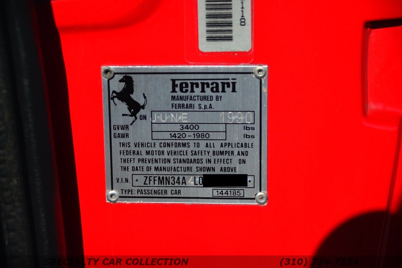1990 Ferrari F40   - Photo 83 - West Hollywood, CA 90069