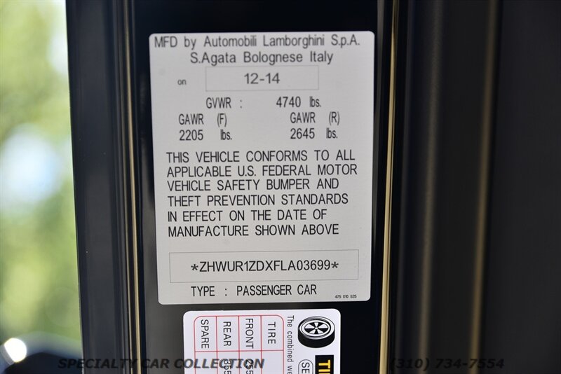 2015 Lamborghini Aventador LP 700-4   - Photo 45 - West Hollywood, CA 90069