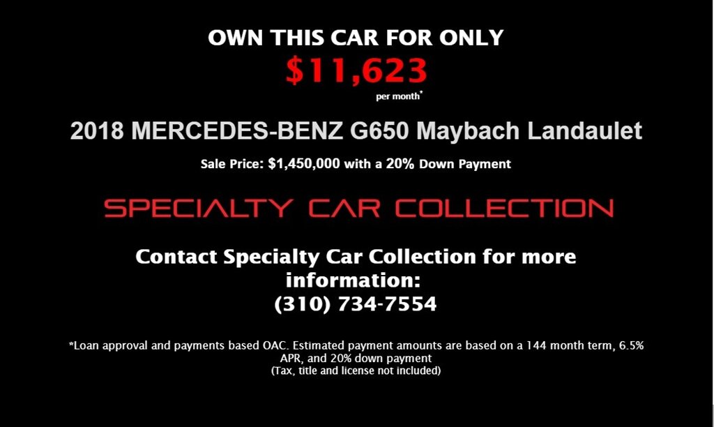 2018 MERCEDES-BENZ G650  Maybach Landaulet - Photo 8 - West Hollywood, CA 90069