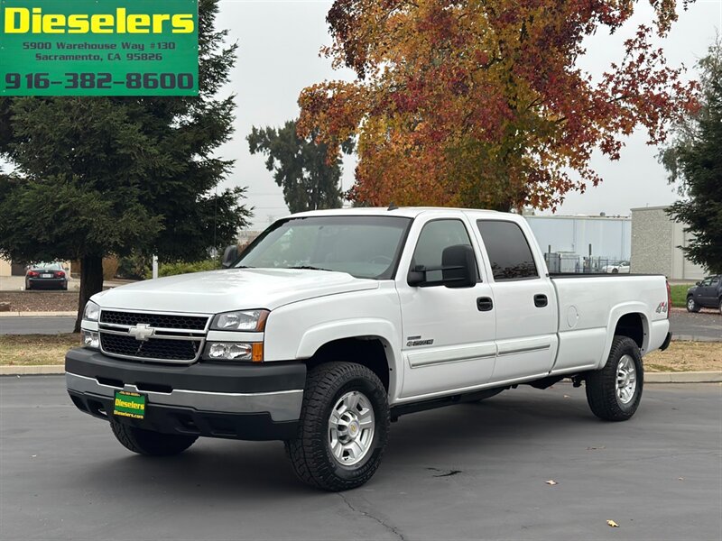 2007 Chevrolet Silverado 2500 Diesel 4x4 6.6L LBZ Duramax Turbo Diesel Allison  1000 Crew Cab Long Bed ONE OWNER