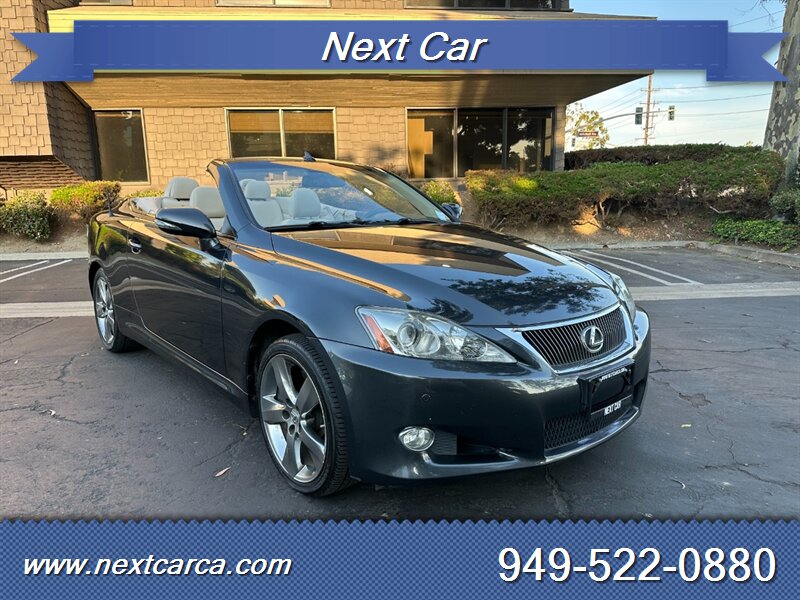 2010 Lexus IS 350C Convertible, Low Mileage  With NAVI and Back up Camera