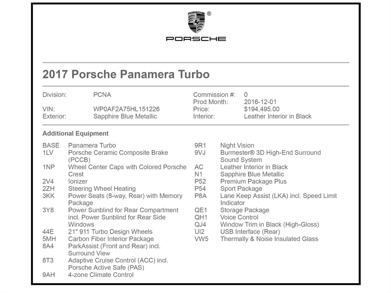 2017 Porsche Panamera Turbo   - Photo 50 - Springfield, MO 65802