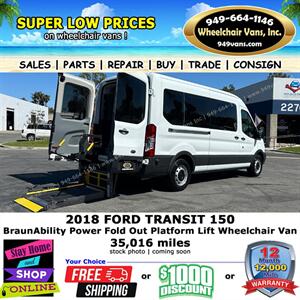 2018 Ford Transit 150 XL Wheelchair Van Van
