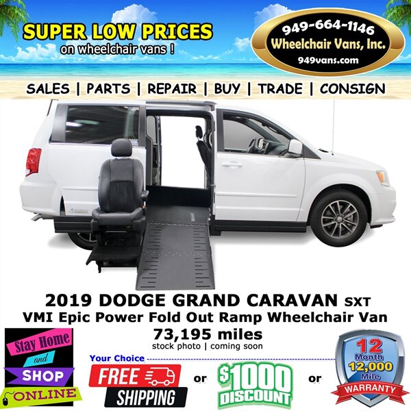 2019 Dodge Grand Caravan SXT Wheelchair Van   - Photo 1 - Laguna Hills, CA 92653