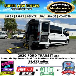 2020 Ford Transit XLT Wheelchair Van Van