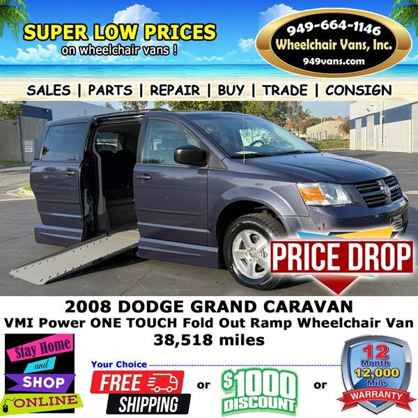 2008 Dodge Grand Caravan Wheelchair Van   - Photo 1 - Laguna Hills, CA 92653